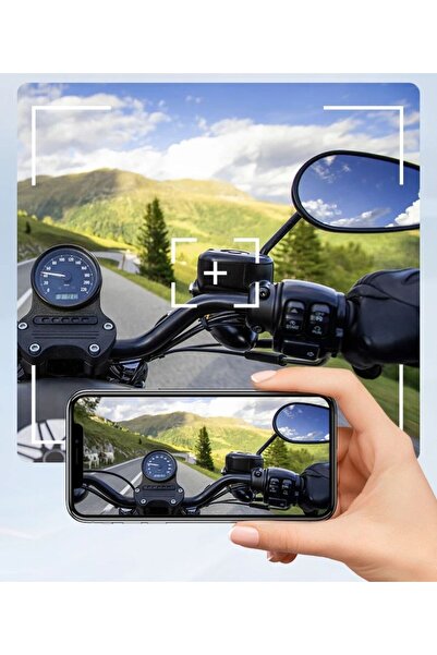 Intercom Wifi Kameralı Motosiklet İntercom 1080p HD