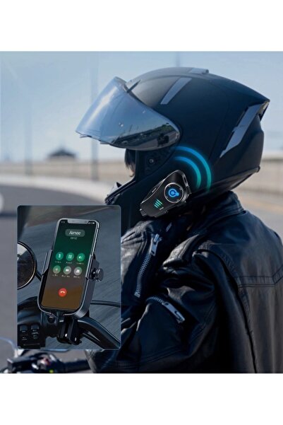 Intercom Wifi Kameralı Motosiklet İntercom 1080p HD