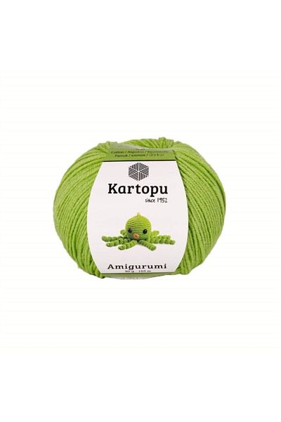 Kartopu Βαμβακερό παιχνίδι Amigurumi- Πράσινο K404 50 γρ