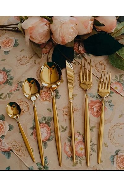 EMİNMUTFAK Mother of Pearl 36 Piece Cutlery Set