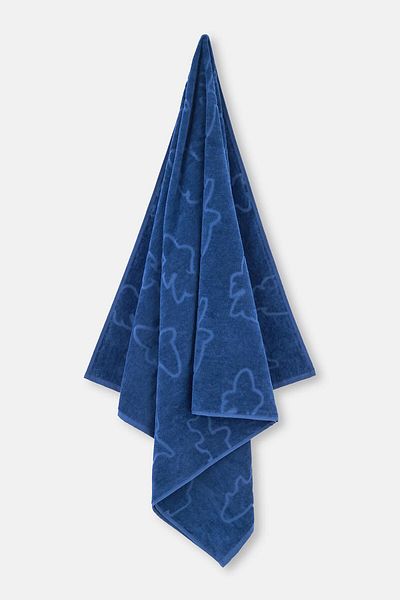Dagi Πετσέτα θαλάσσης Velvet 80X150 - Navy Blue μονόχρωμη