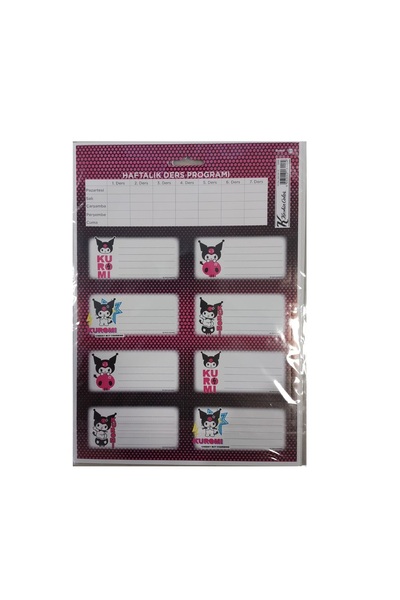 KESKİN COLOR ملصق برنامج محاضرة كورومي ذو اللون الحاد 3 أوراق 220130-12