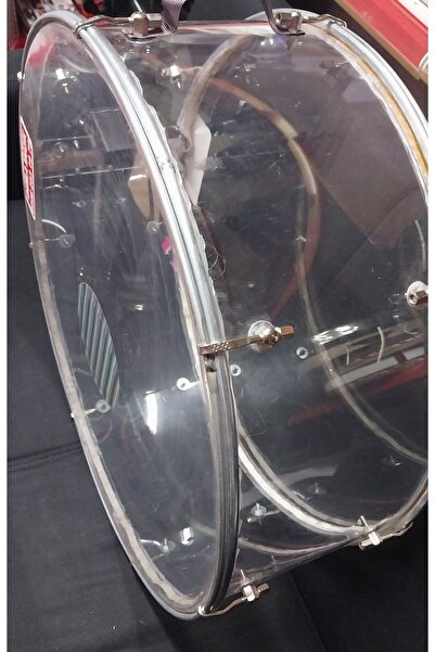 Raks Profosyönel Renkli LedIşıklı Kına Davul 52x20 Cm