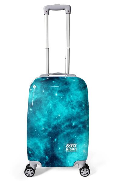 Coral High Renkli Desenli PC Kabin Boy Valiz (50cm) 16831
