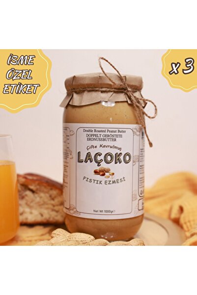 LAÇOKO 3 Kg Isme Özel Şekersiz, Saf, Katkısız, Glutensiz, Vegan, Doğal Çifte ...