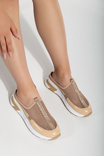 EYLÜLDEN MODA SHOES Eylülden Moda - Mesh Design Slippers Shoes