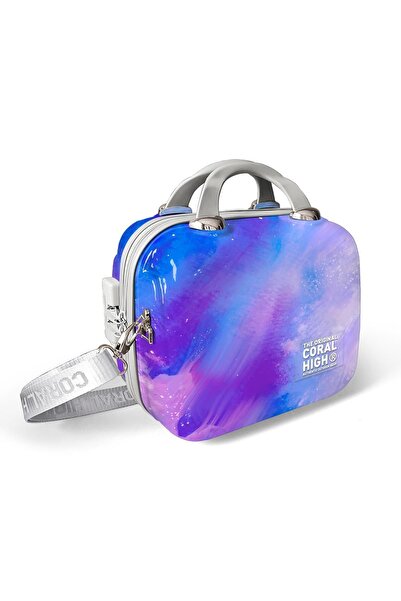 Coral High Renkli Desenli Omuz Askılı PC Makyaj Çantası 16839