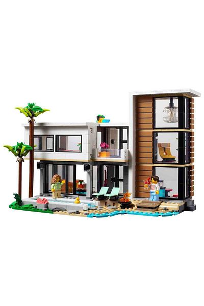 LEGO المنزل الحديث المكون من 3 طوابق من Creator للأعمار من 3 إلى 9 سنوات فما فوق 31153