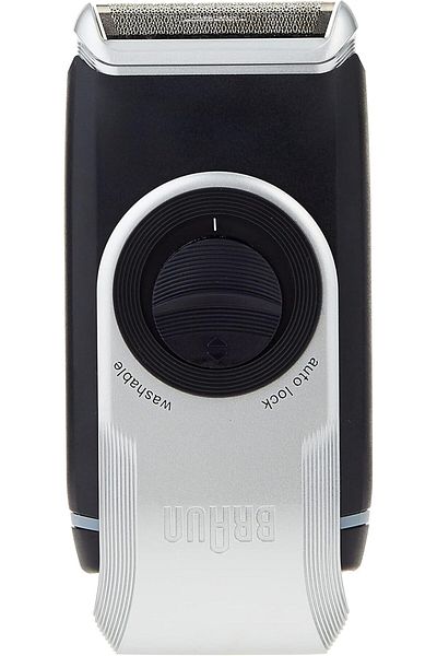 Braun Shaver with Twist cap, Mobile Shave on the go, SmartFoil, Precision Trimmer, Washable - M90