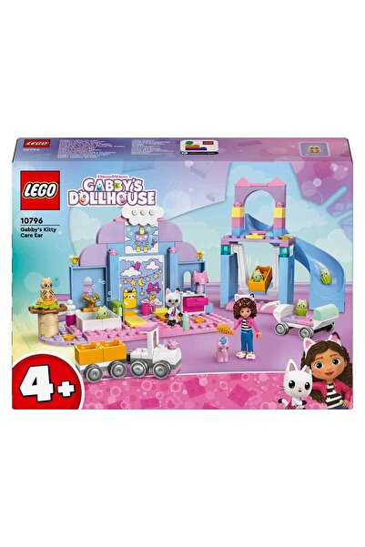 LEGO 4+ غرفة العناية بالقطط غابي لبيت الدمى غابي 10796 - للأطفال من سن 4 سنوات فما فوق