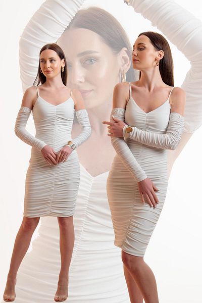 Laranor Rochie de designer cu guler prințesă