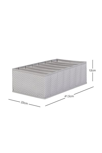 Ocean Home Textile Dulap dulap cu 7 compartimente, sertar în interior, tip acordeon, pliabil pentru rufe