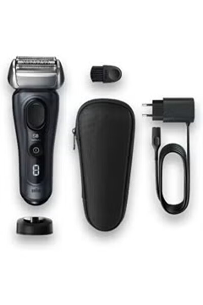 Braun Series 8 Smart Sonic, Adapts your beard, 8D Flex head, Precise trimming, Charging stand -8413s