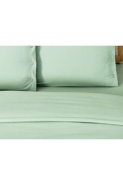 Madame Coco Σετ Παπλωματοθήκη Linda Single Washed Seersucker