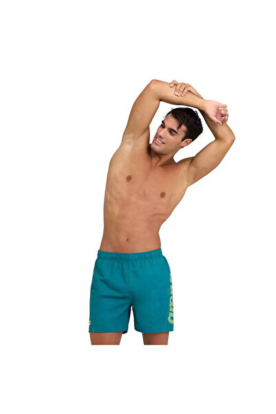 ARENA Ανδρικό πράσινο σορτς κολύμβησης Fundamentals Logo R006444620