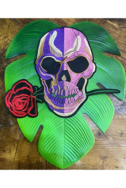 Gönülden Tasarım 34x30 cm Cap de Kura cu trandafiri brodat - Accesoriu de cusut