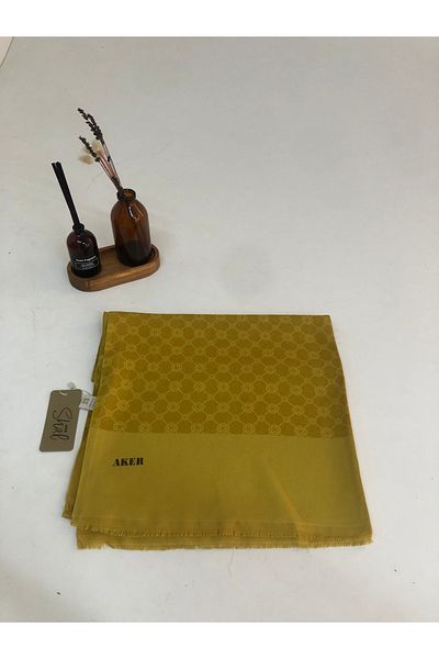 Aker μονόγραμμα κομψότητας σάλι μέγεθος 75x190 cm