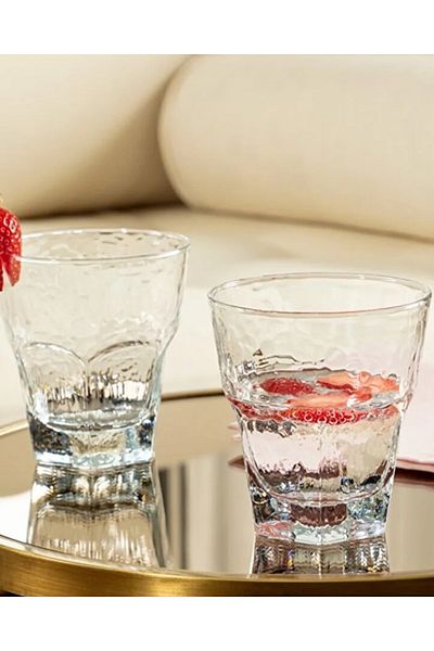 Madame Coco Floressa 4-teiliges Wasserbecher-Set – 375 ml