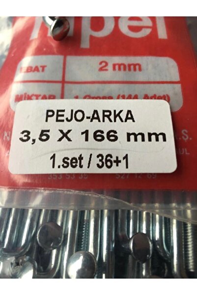 Nipel Jant Teli 3.5x166 Mm