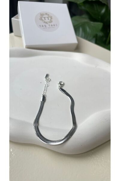 Home ITALIAN CHAIN STEEL BRACELET / STONE KEY
