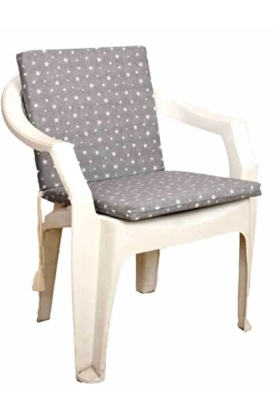 mc.pierobaby Bahçe Balkon Salon Yıldız Desenli Sandalye Minderi 1 Adet