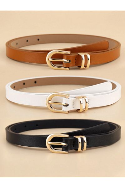 BRAND&BELT Модел комплект костюми с колан от 3 части за жени