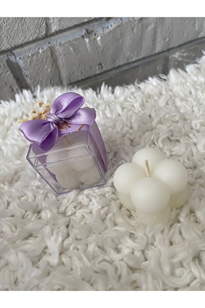 NeşeliAtölyem Hediyelik  Bubble Mumlar Çiçekli Nikah Şekeri, Doğum, Sünnet, D...