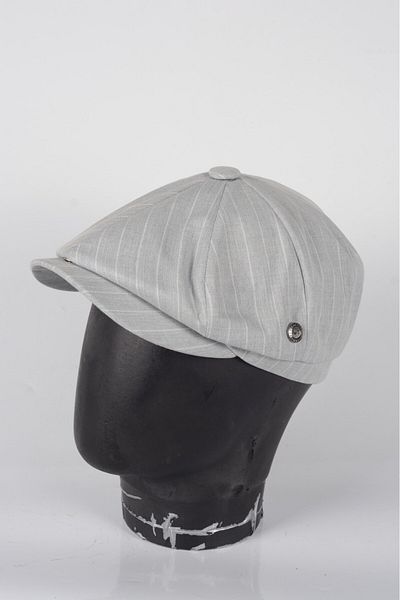 Armalı Şapka British 8 Piece 100% Cotton Striped Summer Cap Hat