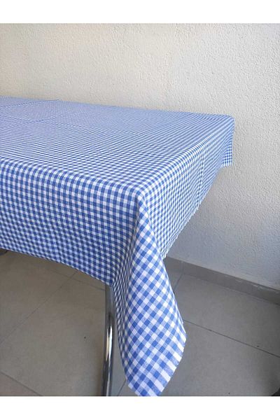 denizli hatırası Masă mică pătrată cu model Gingham, veselă și cârpă de picnic