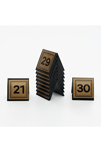 Hesna Natural 21-30 gold  Masa Numarası Kafe Lokanta Otel Büfe Restoran için ...