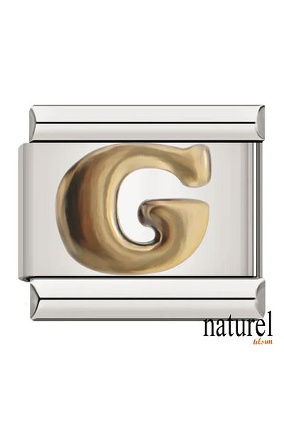 Naturel Tılsım Italian Stainless Steel 9mm Charm