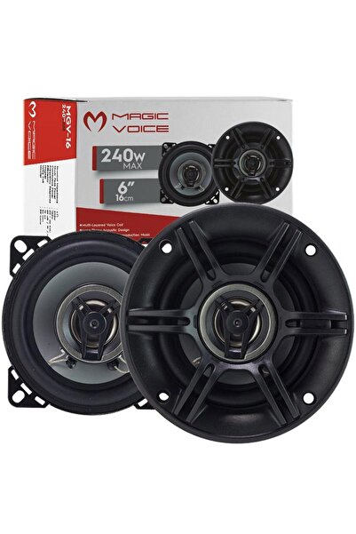 Genel Markalar V-10 Tweeter'lı 10 Cm Kapaklı 2'li Takım Hoparlör