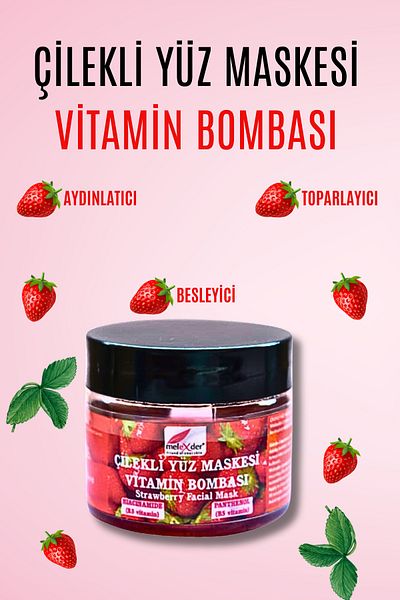 MELEXDER Strawberry Face Mask