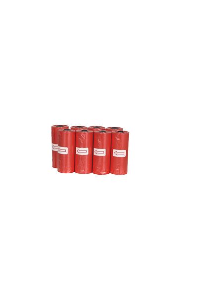 BAMM BAMM Dirty Diaper Bag Bag Size Red 8 Rolls (120 PCS)