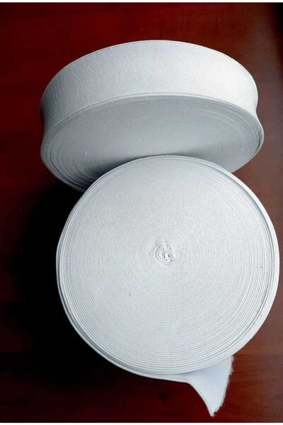 İMREN AKSESUAR Leg Frost And Waist Elastic 2 Cm White 1 Pack 5 Meters