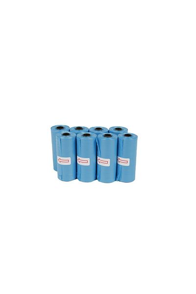 BAMM BAMM Dirty Diaper Bag Bag Size Blue 8 Rolls (120 Pieces)