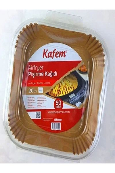 KAFEM Airfrey 20 Cm Square Baking Paper - 50 Pieces