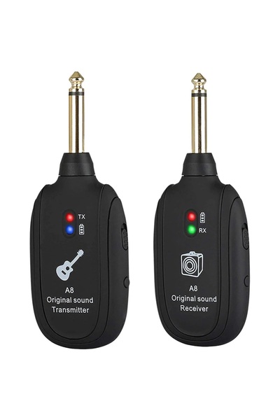 Teknoroket Kablosuz Gitar Sistemi , Wireless Gitar Tip Alıcı , Verici Set (Türkiye Stoktan)