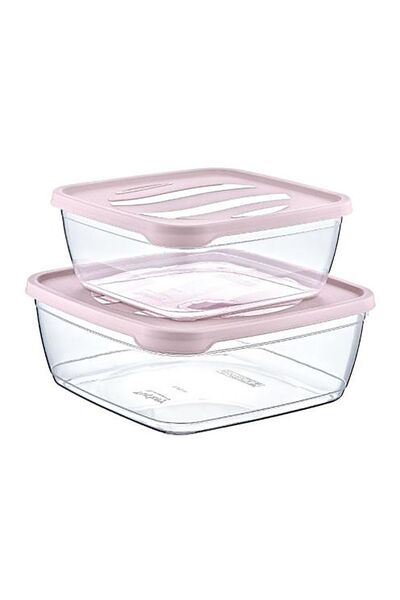Eviqa 2 Piece Karizma Square Set Storage Container