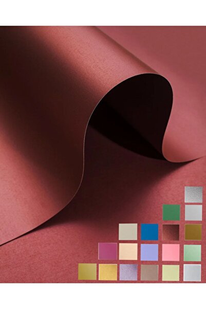 roco paper Sedef Fon Kartonu - Koyu Kırmızı 160 Gr. 50*70 Cm