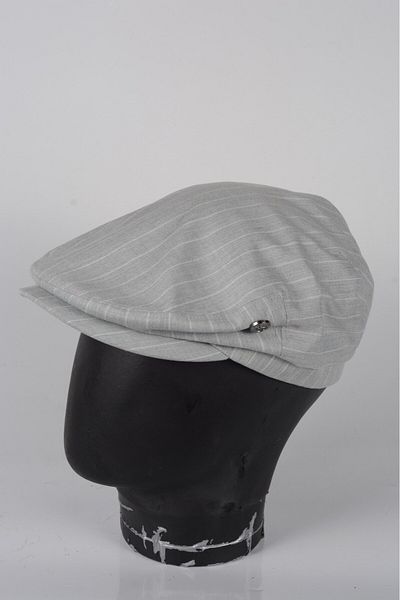 Armalı Şapka British London Striped 100% Cotton Summer Cap Hat