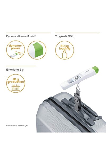 Beurer Ls 20 Eco Seyahat Tartısı Pil Gerektirmez Çevreye Duyarlı