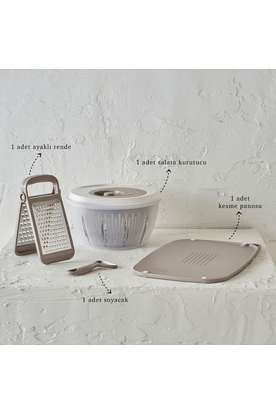 Bella Maison Adapt Salad Set Beige