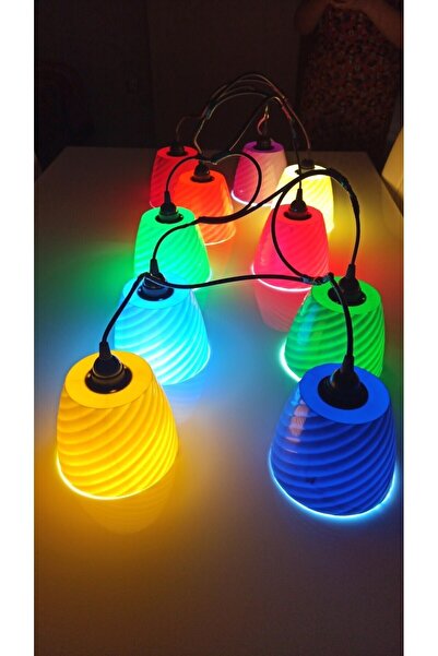 ALL PLAST 10 Adet Ağaç Feneri Avize