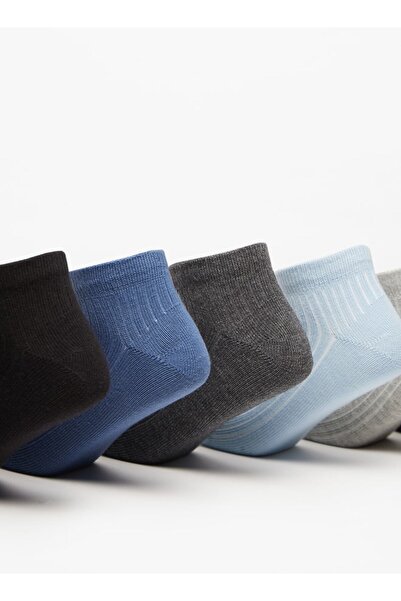 Juniors Textured Ankle Length Socks - Set of 7