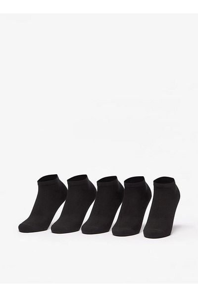 Celeste Textured Ankle Length Socks - Set of 5