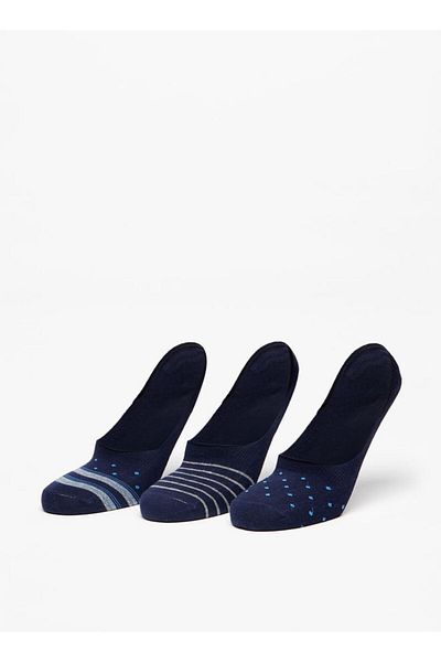 Lee Cooper جوارب بارزة الملمس بدون عرض - طقم من 3 قطع