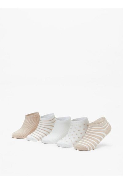 Barefeet Printed Ankle Length Socks - Set of 5