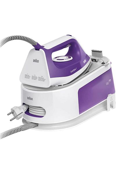 Braun Steam Generator DoubleSteam Technology, Silent, 3D FreeGlide, Super Ceramic - IS 1014