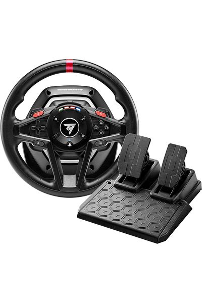Thrustmaster T128، عجلة سباق Force Feedback مع دواسات مغناطيسية، بلاي ستيشن 5، بلاي ستيشن 4، الكمبيوتر الشخصي
